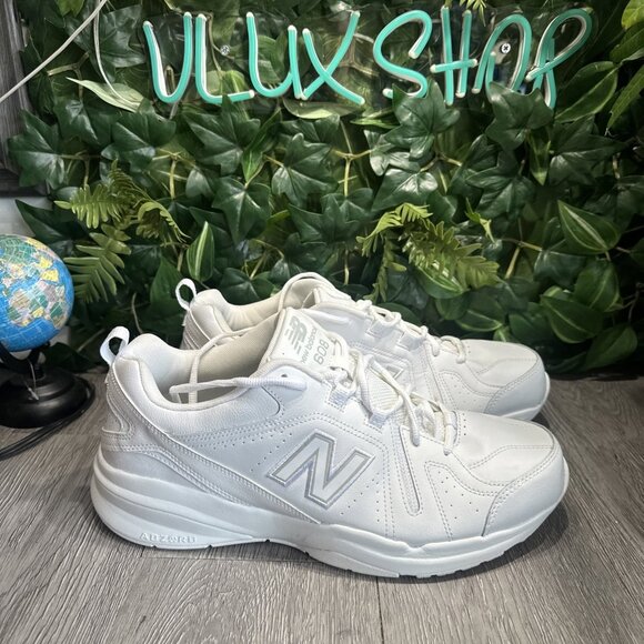 New Balance 608v5 White Mens Size 13 4E Wide Walking Casual Comfort Shoes